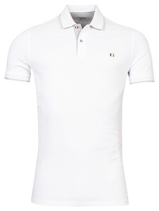 Giordano Nico Signature Uni Piqué Cotton Solid Poloshirt Optical White