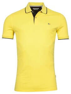 Giordano Nico Signature Uni Piqué Cotton Solid Poloshirt Yellow