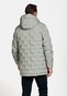 Giordano Parka Removable Hood Water and Windproof Down Filled Laser Fused Jack Sage Green