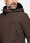 Giordano Parka Removable Hood Water and Windproof Fabric Jack Turkish Coffee
