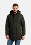 Giordano Parka Removable Hood Water and Windproof Jack Olijf Groen