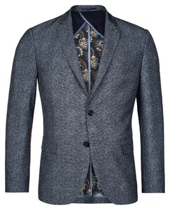 Giordano Pietro Half Lined Weave Look Colbert Navy