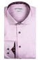 Giordano Plain Fine Twill Subtle Leaves Contrast Maggiore Semi Cutaway Shirt Light Pink