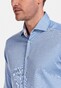 Giordano Plain Twill Flower Contrast Maggiore Semi Cutaway Shirt Blue