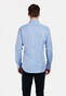 Giordano Plain Twill Flower Contrast Maggiore Semi Cutaway Shirt Blue