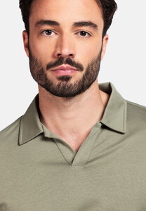 Giordano Portofino Liquid Cotton Short Sleeve Polo Appel
