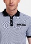 Giordano Rico Two-Tone Technical Piqué Polo Navy