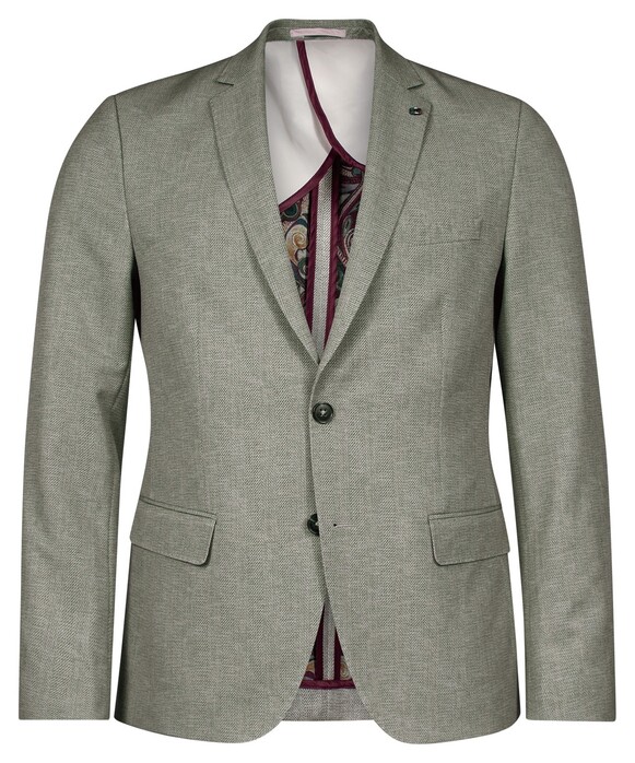 Giordano Robert Half Lined Herringbone Pattern Colbert Groen