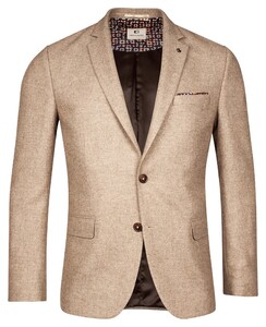 Giordano Robert Wool Mix Faux Uni Subtle Mélange  Jacket Sand