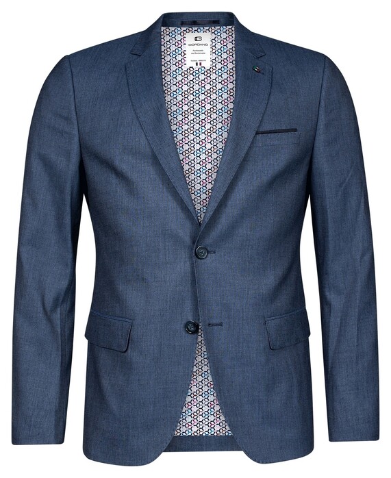 Giordano Robert Woven Two Tone Mix Colbert Navy