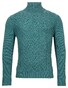 Giordano Roll Neck Fantasy Cable Knit Wool Blend With Cashmere Trui Groen