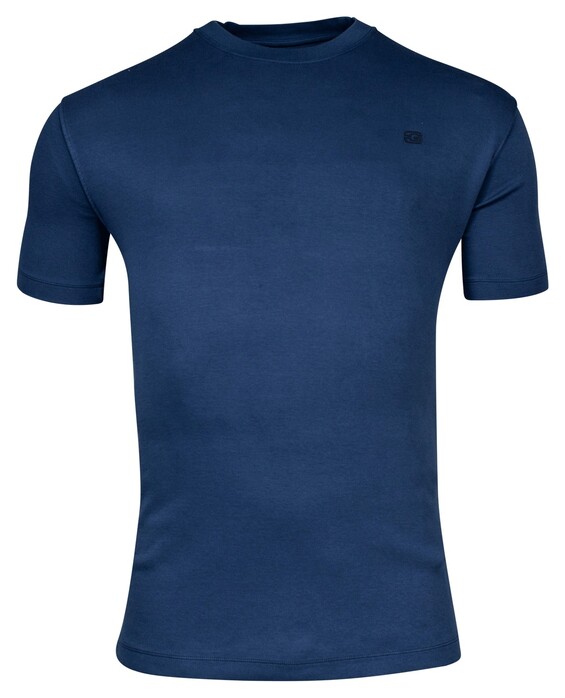 Giordano Round Neck Jersey Garment Dyed T-Shirt Navy