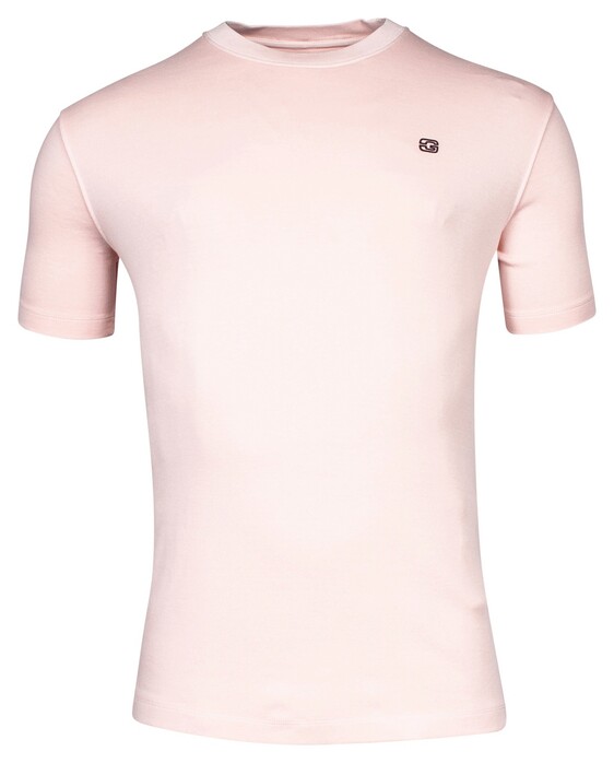 Giordano Round Neck Jersey Garment Dyed T-Shirt Pink