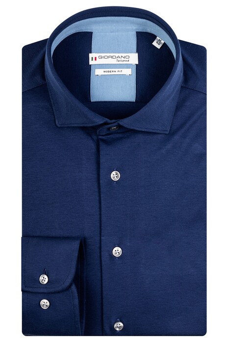 Giordano Row Cotton Liquid Touch Overhemd Royal Blue