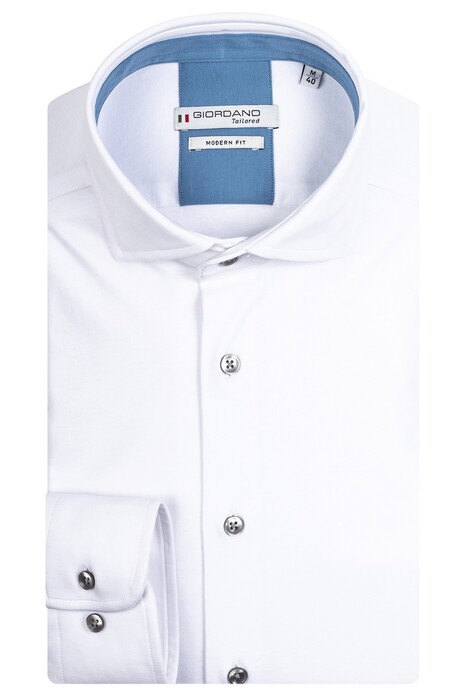 Giordano Row Cotton Liquid Touch Shirt White