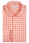 Giordano Row Cutaway Doubleface Check Overhemd Soft Coral