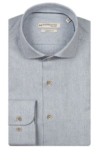 Giordano Row Cutaway Soft Abstract Graphical Pattern Shirt Soft Blue