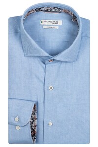 Giordano Row Cutaway Soft Twill Shirt Light Blue
