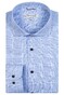 Giordano Row Cutaway Two-Tone Check Overhemd Licht Blauw