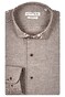 Giordano Row Melange Two Tone Twill Shirt Dark Brown Melange