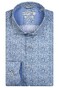 Giordano Row Semi Cutaway Colorful Fine Fantasy Pattern Shirt Light Blue-Multi