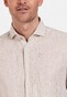 Giordano Row Uni Color Linen Blend Shirt Light Beige