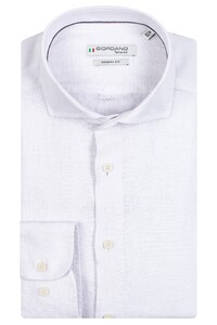 Giordano Row Uni Color Linen Blend Shirt White