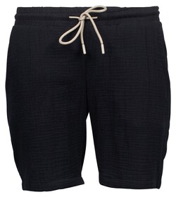 Giordano Salento Short Doubleface Waffle Texture Drawstring Bermuda Navy