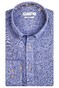 Giordano Sauro Button Down Short Sleeve Plain Linen Shirt Bright Blue