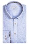 Giordano Sauro Button Down Short Sleeve Plain Linen Shirt Light Blue