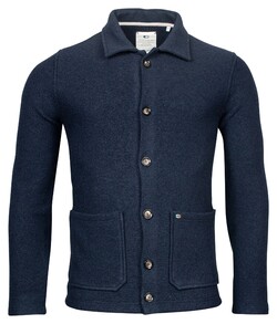 Giordano Shirt Jacket Lana Jersey Cardigan Navy