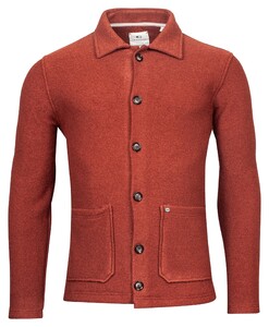 Giordano Shirt Jacket Lana Jersey Vest Brique