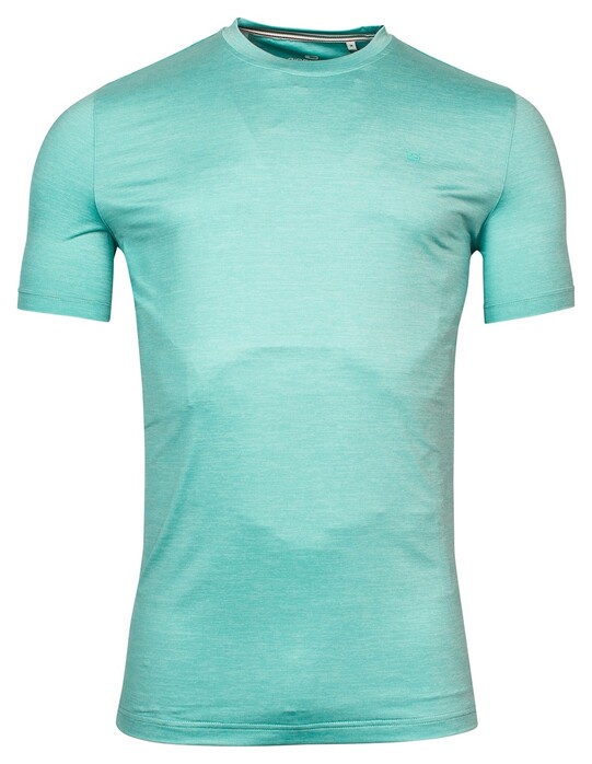 Giordano Silvio Technical Melange Round Neck T-Shirt Aqua