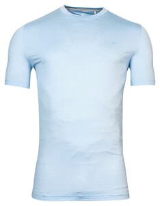 Giordano Silvio Technical Melange Round Neck T-Shirt Licht Blauw