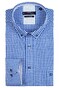 Giordano Small Check Ivy Button Down Overhemd Blauw