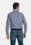 Giordano Small Twill Check Ivy Button Down Overhemd Paars-Blauw