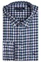 Giordano Small Twill Check Ivy Button Down Shirt Green-Blue