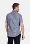 Giordano Small Twill Check League Button Down Overhemd Paars-Blauw