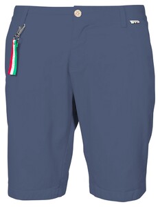 Giordano Stockholm Short Garment Dyed Twill Cotton Stretch Bermuda Denim Blue