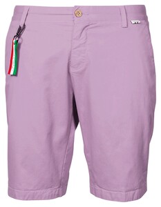 Giordano Stockholm Short Garment Dyed Twill Cotton Stretch Bermuda Lila