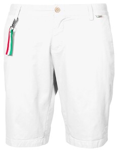 Giordano Stockholm Short Garment Dyed Twill Cotton Stretch Bermuda Optical White
