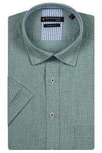 Giordano Trento Button Under Washed Cotton Tencel Chambray Overhemd Appel