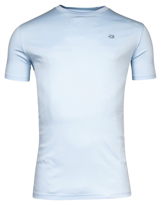 Giordano Uni Color Liquid Touch T-Shirt Licht Blauw