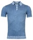 Giordano Uni Garment Dyed Two Ply Pima Cotton Polo Aqua Blue