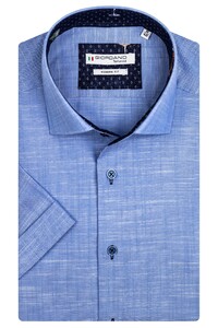 Giordano Vicenza Cutaway Plain Weave Overhemd Blauw