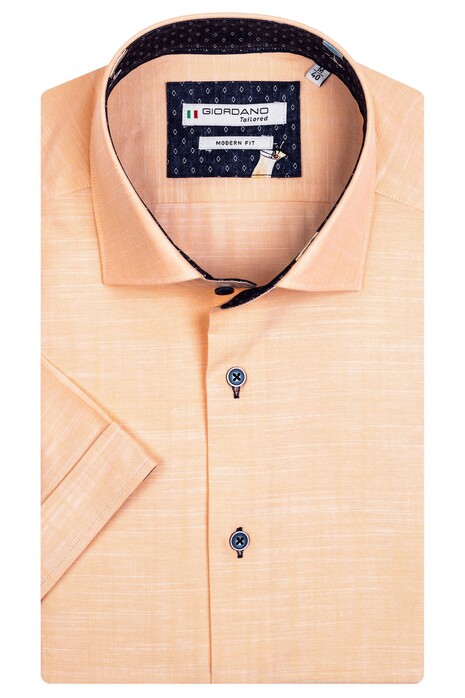 Giordano Vicenza Cutaway Plain Weave Shirt Light Orange