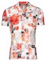 Giordano Vigo Watercolor Patch Pattern Overhemd Lichtbeige-Multi