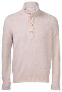 Gran Sasso 2-Ply Super Geelong Wool Knit Pullover Beige