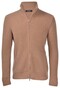 Gran Sasso 5-Ply Pure Cashmere Full Zip Cardigan Camel