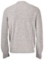 Gran Sasso Bouclé Crew Neck Wool Blend Pullover Grey